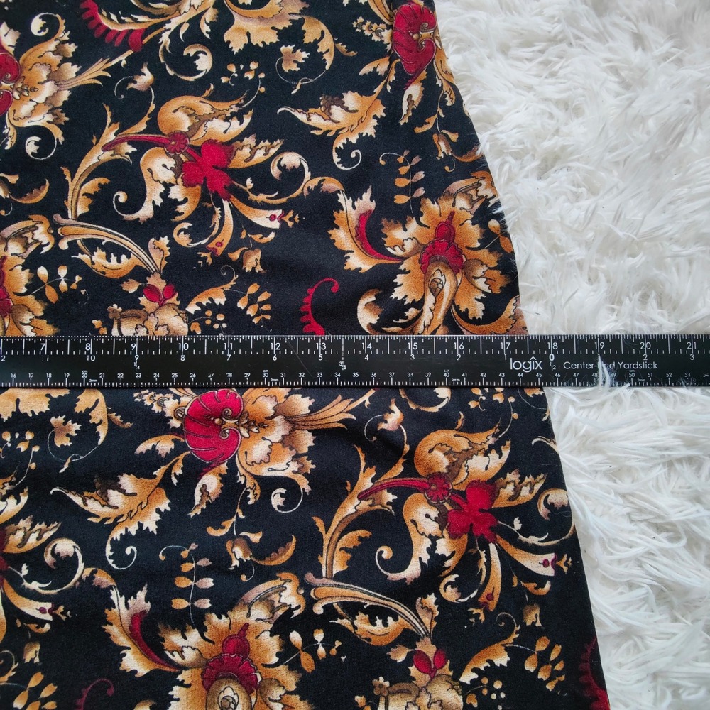 Savvy Baroque Floral Bell Sleeve Dress Grunge Whimsigoth Boho Fairycore Y2K‎ L - Picture 10 of 12
